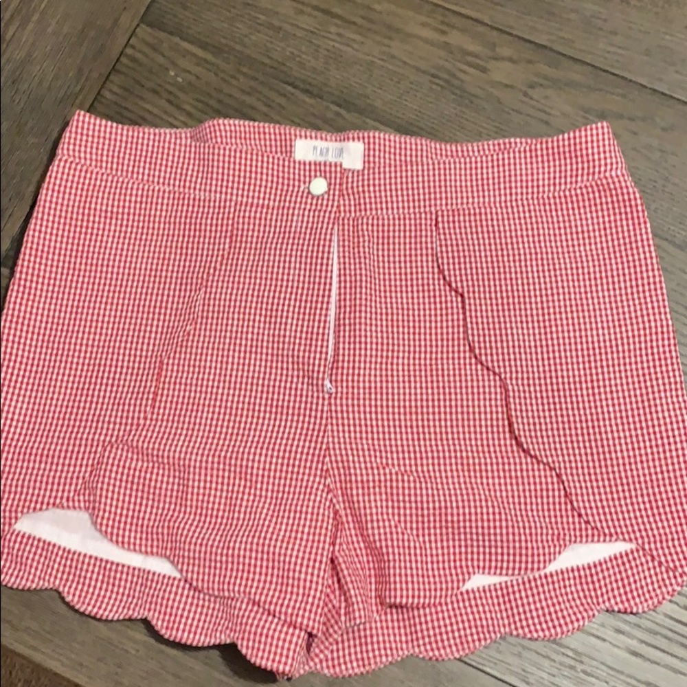 “Plaid” shorts